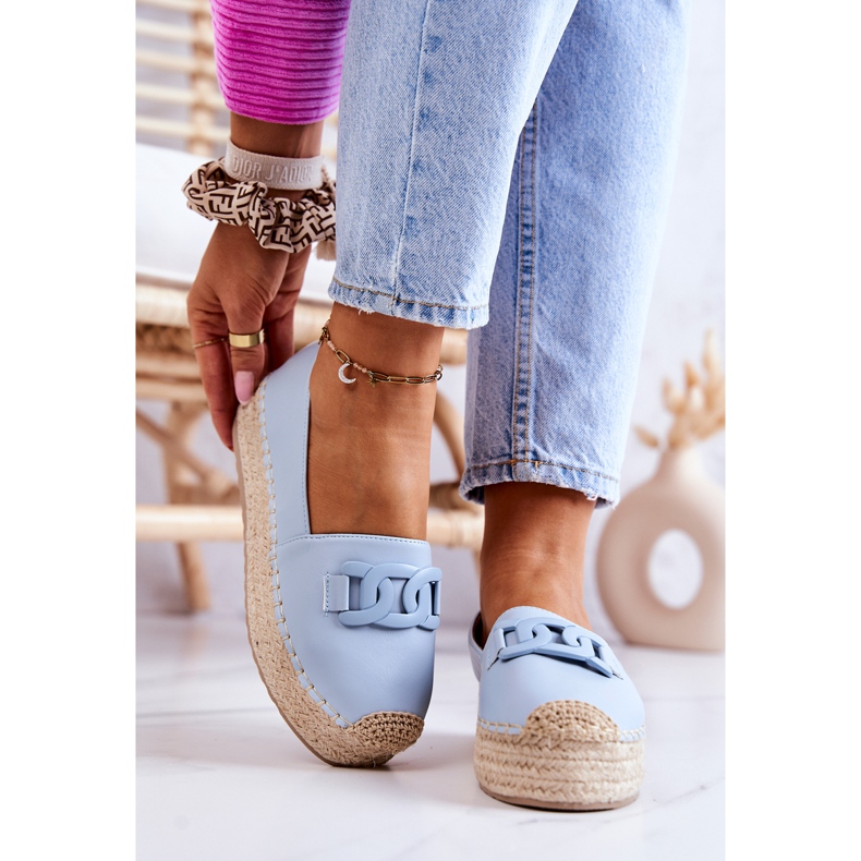FB2 Klassiset espadrillit Blue Julianne -alustalla sininen 2