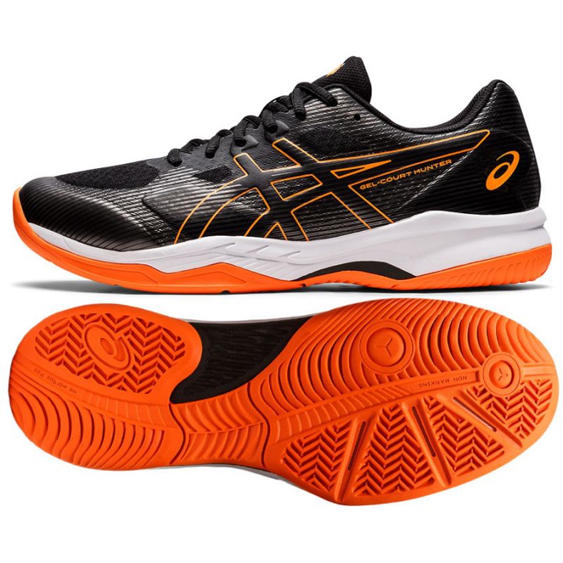 Asics Gel-Court Hunter 2 M 1071A059 003 lentopallokengät monivärinen musta 1