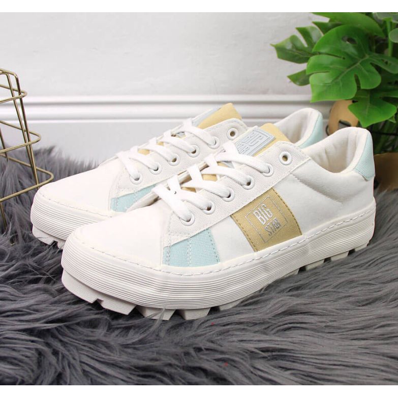 Tekstiililenkkarit Big Star W JJ274480 alustalla valkoiset valkoinen 2