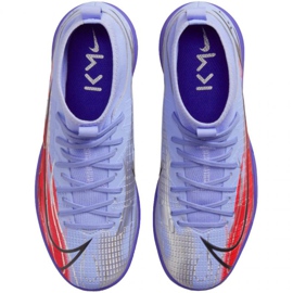 Nike Mercurial Superfly 8 Academy Ic Jr DB0931 506 jalkapallokengät punainen, violetti ruusuja ja violetteja 1