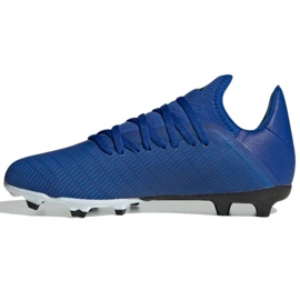 Adidas X 19.3 Fg Jr EG7152 jalkapallokengät sininen sininen 1