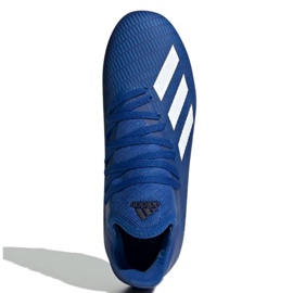Adidas X 19.3 Fg Jr EG7152 jalkapallokengät sininen sininen 2