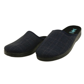Miesten tossut Tossut Adanex 27318 Per Pedes Checkered tummansininen 4