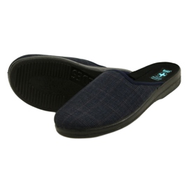 Miesten tossut Tossut Adanex 27318 Per Pedes Checkered tummansininen 5