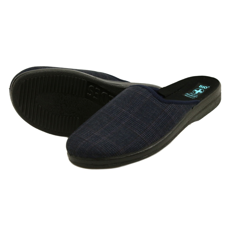 Miesten tossut Tossut Adanex 27318 Per Pedes Checkered tummansininen 5