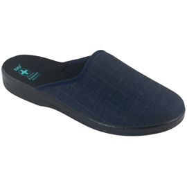 Miesten tossut Tossut Adanex 27318 Per Pedes Checkered tummansininen 1