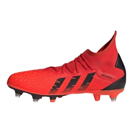 Adidas Predator Freak.3 Sg M FY6308 jalkapallokengät monivärinen appelsiinit ja punaiset 1