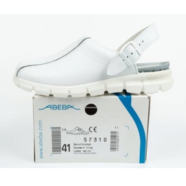 Abeba W 57310 lääketieteelliset kengät tukkivat tossut valkoinen 8