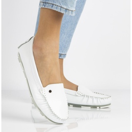 Naisten nahkahousut Filippo DP2037 Valkoinen 6