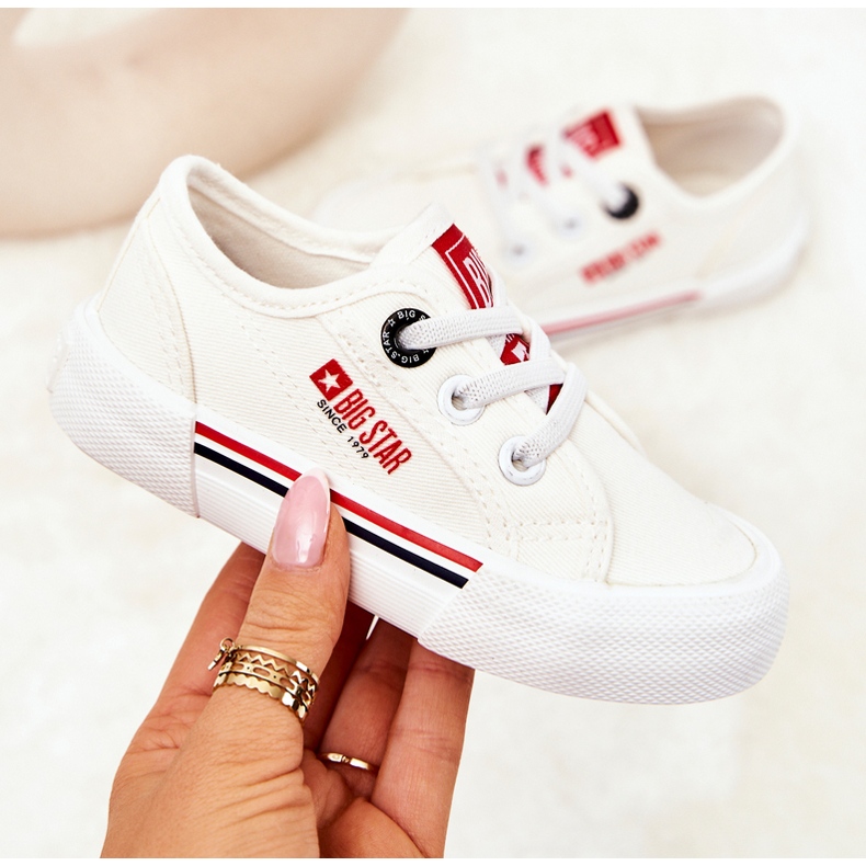 Slip-On Big Star JJ374165 valkoiset tennarit valkoinen valkoinen 1