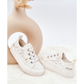 Harjakattoiset tennarit Big Star JJ374134 Valkoiset valkoinen 2