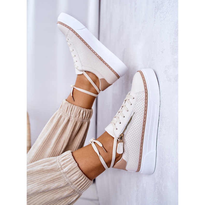 FB2 Urheilukengät Beigellä alustalla Louis 1