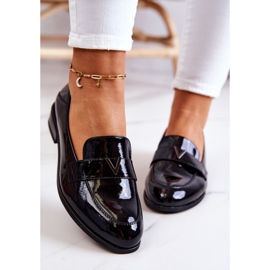 Vinceza Mustat kiiltonahkaiset Sherilyn-kengät 1