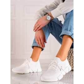 Naisten tennarit Big Star JJ274268 valkoinen 1