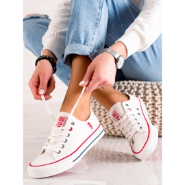 Naisten Big Star -lenkkarit JJ274123 valkoinen 1