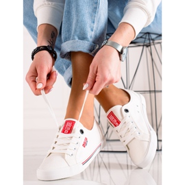 Naisten Big Star -lenkkarit HH274059 valkoinen 1