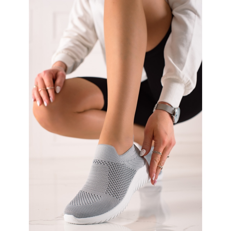 TRENDI Mukavat Slip-On lenkkarit harmaa 1