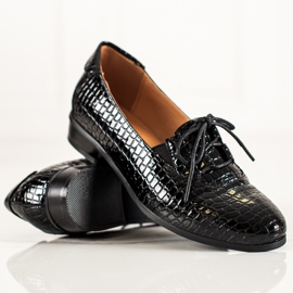 W. Potocki Tyylikkäät Lace-up Potocki -kengät musta 1