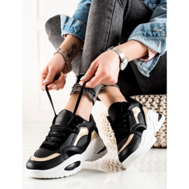 TRENDI Eco -nahka lenkkarit musta 1