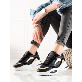 TRENDI Eco -nahka lenkkarit musta 2