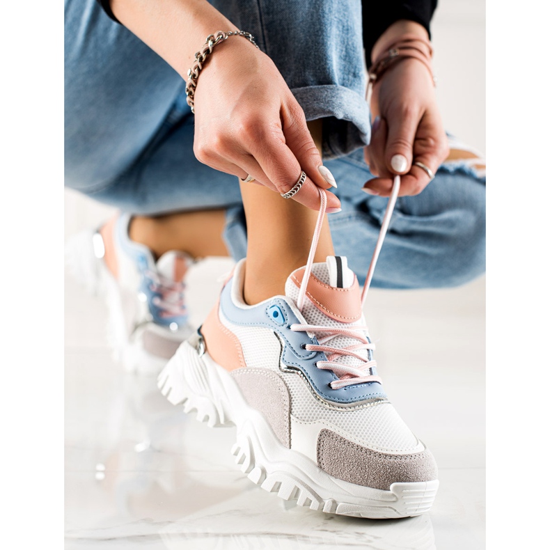 TRENDI Muoti Lenkkarit valkoinen monivärinen 1