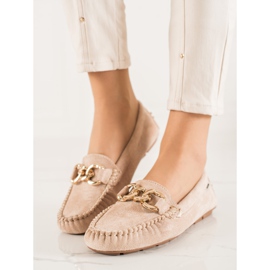 Goodin Klassiset mokasiinit koristeella beige 2