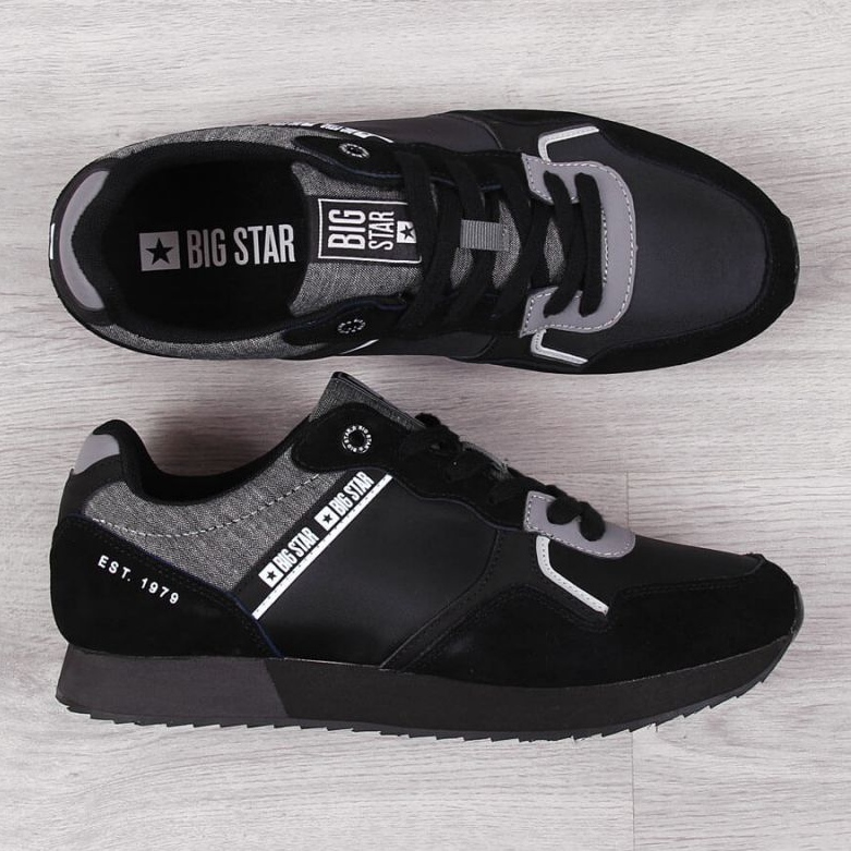 Big Star JJ174145 urheilukengät, mustat 2