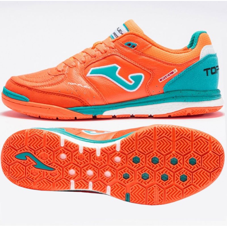 Joma Top Flex Rebound 2108 M TORS2108IN jalkapallokengissä oranssi appelsiinit ja punaiset 1