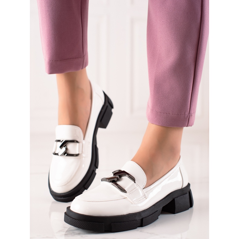 Goodin Loafers Eco-nahalla alustalla valkoinen 1