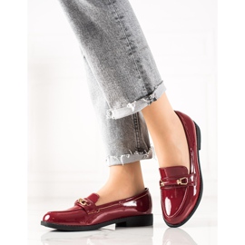 Small Swan Lakattu Burgundy Brogues punainen 1