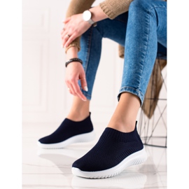 TRENDI Mukavat Slip-On-kengät tummansininen 1
