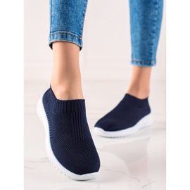 TRENDI Mukavat Slip-On-kengät tummansininen 2