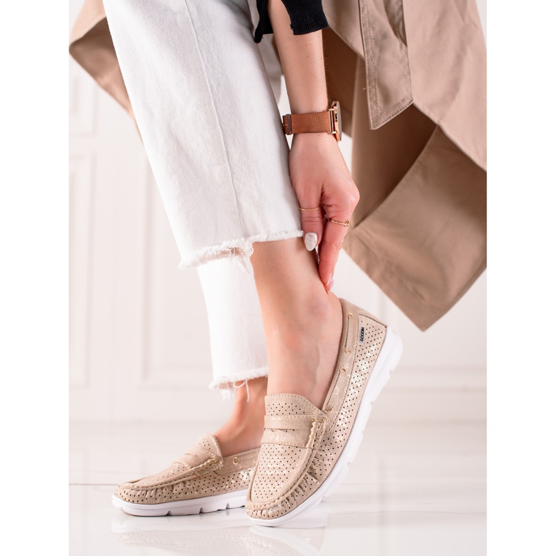 Goodin Kevyet loaferit alustalla beige 1