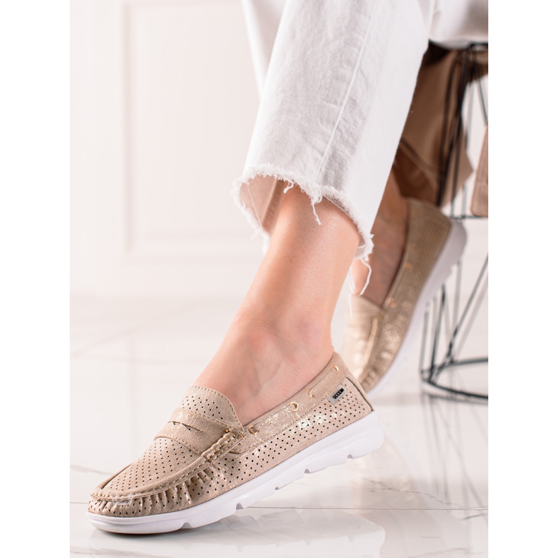 Goodin Kevyet loaferit alustalla beige 2