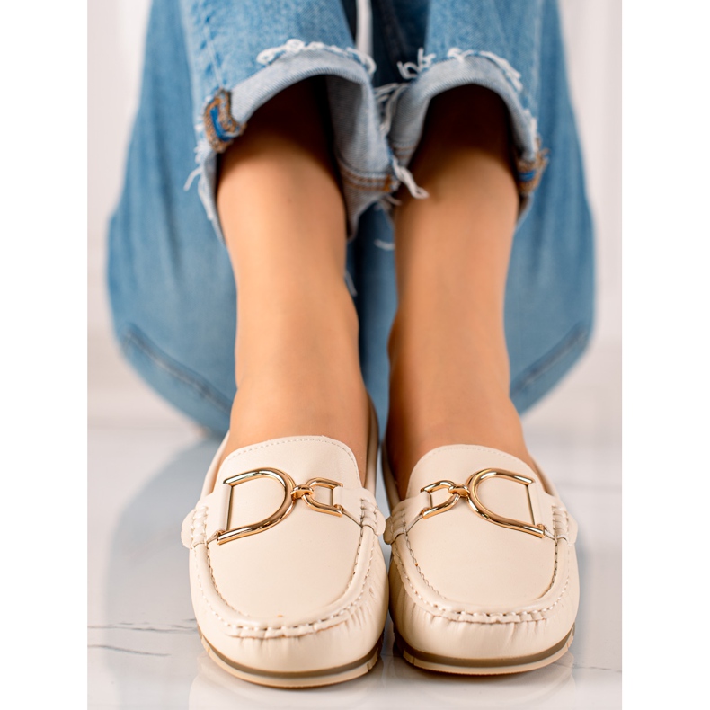 Seastar Beige Loaferit Eco -nahkaa 1