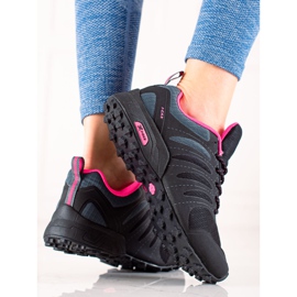 TRENDI Mukavat vaelluskengät musta 1