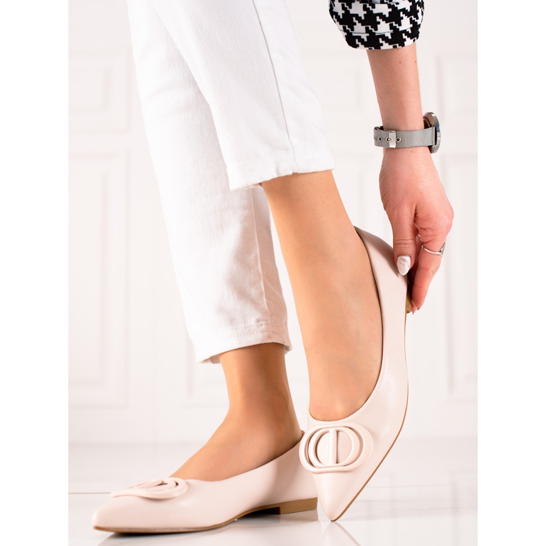 Seastar Beiget balerinat koristeella 1