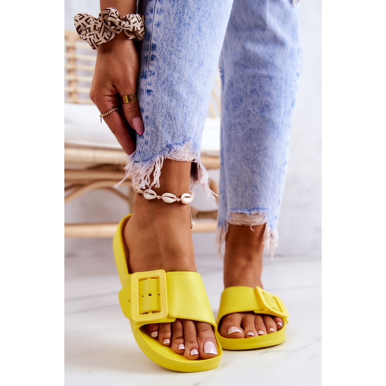 Naisten tossut Big Star soljella FF274A392 Keltainen 1