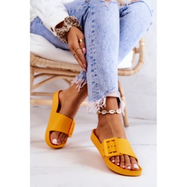 Naisten Big Star -tossut soljella FF274A393 oranssi 2