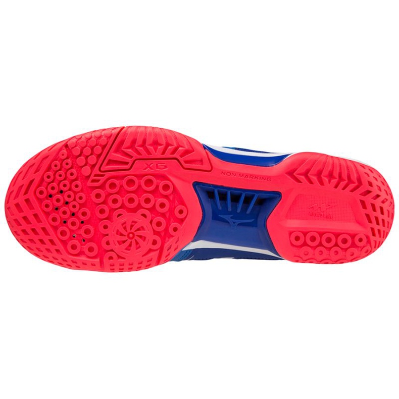 Sisäkengät Mizuno Wave Fang Nx M 71GA205022 valkoinen sininen 1