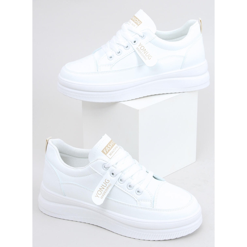 Naisten Bastu Beige -lenkkarit valkoinen 1