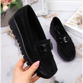 Mustat Loaferit Filippo W PAW314A -alustalla 1
