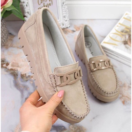 Loaferit Filippo alustalla W PAW314B beige 1