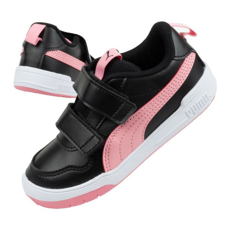 Puma Multiflex Jr 380741 05 musta vaaleanpunainen 1