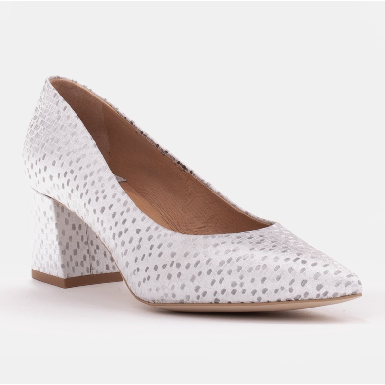 Marco Shoes Tyylikkäät pumput säämiskänahkaa hopea 1