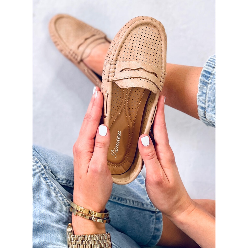 Naisten housut Minori Beige 1