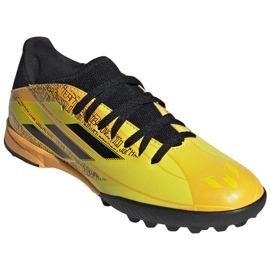 Adidas X Speedflow Messi.3 Tf Jr GW7424 jalkapallokengät keltainen 1