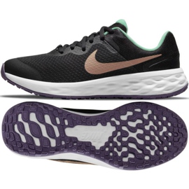 Nike Revolution 6 Jr DD1096 005 juoksukengät musta 1