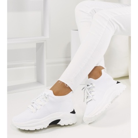 Naisten valkoiset lenkkarit Barrazalta valkoinen 1