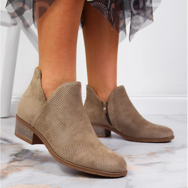 Harjakattoiset saappaat Filippo W PAW319B beige 2